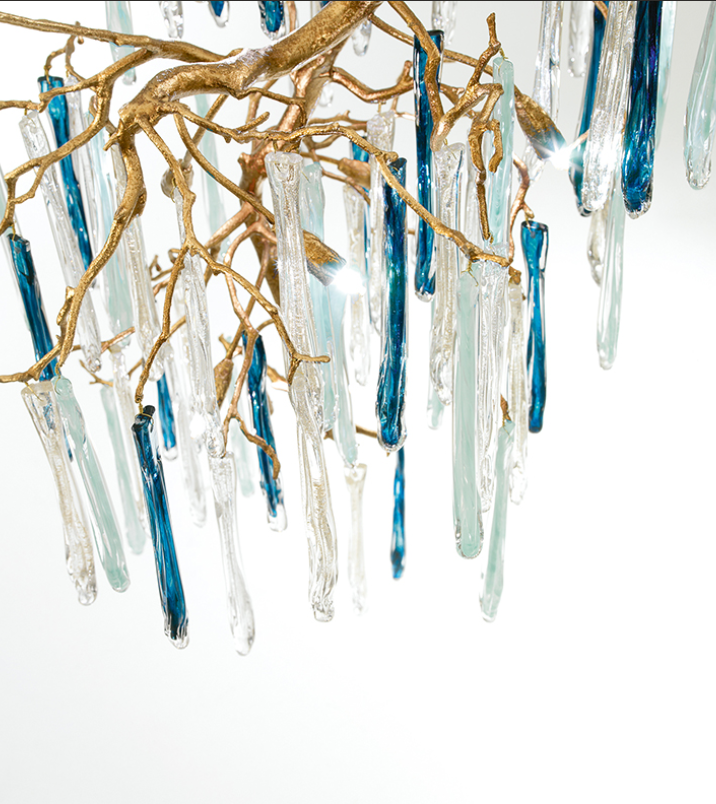 Glamour Glamour Cristaux de Glace Branche d'Arbre Lustres